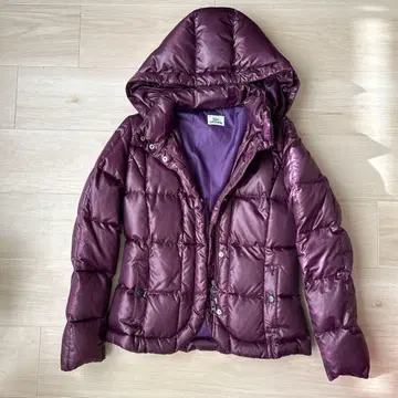 LACOSTE 퍼플 다운 자켓 38