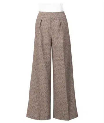 [ Masaco Teranishi ] 폼폼 트위드 와이드 팬츠