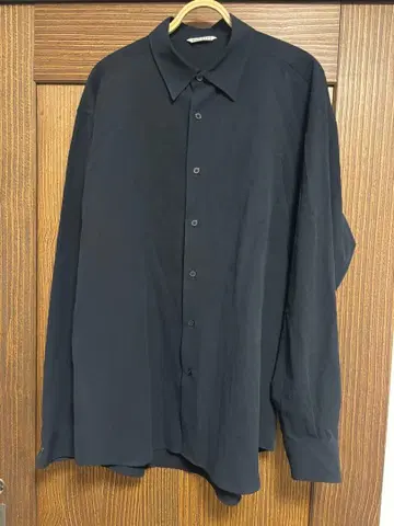 AURALEE HARD TWIST COTTON SILK SHIRT
