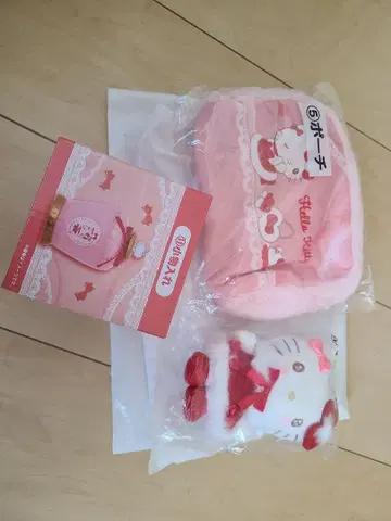 당첨 복권 1번 복권 헬로키티 파우치 마스코트 소품함