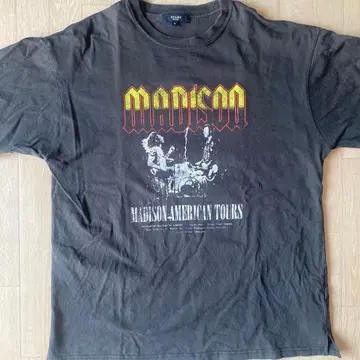 MADISON AMERICAN TOURS 티셔츠 M 사이즈