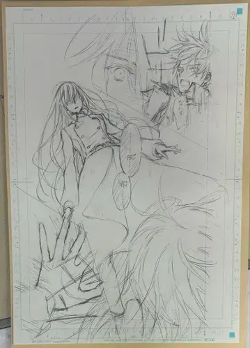 뱀파이어 기사 원화전 혜택 아래 그림 직필 원고 아래 그림