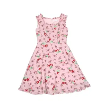 MILK 체리 로즈 원피스 핑크