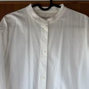 무인양품::긴팔 셔츠 원피스