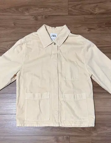 [ 새상품 ] ZARA 자켓 크림색