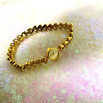 새상품급 세이코 골드 컬러 팔찌 워치 1E20-5280