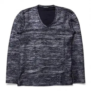 TORNADO MART Snake print long sleeve y2k