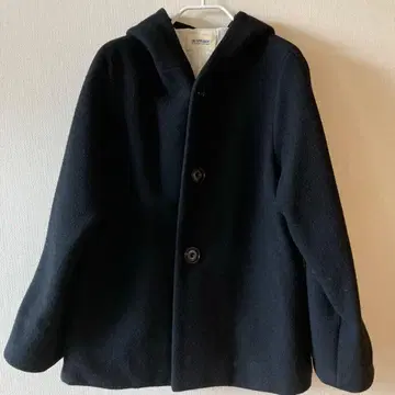 [배송비 포함] 빔즈 보이 코트 숏 기장 후드 부착 블랙