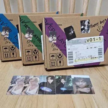 BTS 태현 V LAYOVER 3종 세트 럭키 드로우