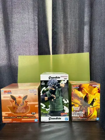 NARUTO 피규어 룸라이트 3종 세트