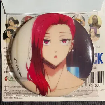 블루 록 목욕탕 물방울 캔뱃지 팝업 한정판 치기리 효마 B