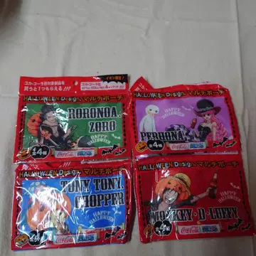 원피스 멀티 파우치 4종 세트 코카콜라 기획