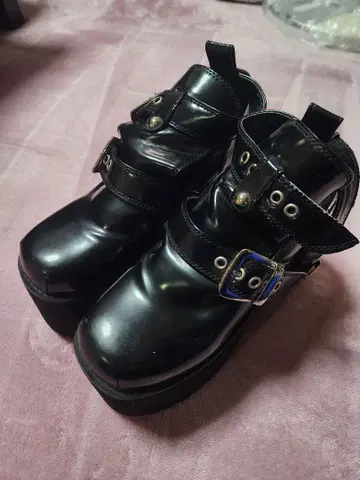 bubbles 통굽 샌들 지뢰계 블랙