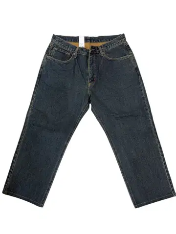 에드윈 스트레이트 청바지 다크 블루