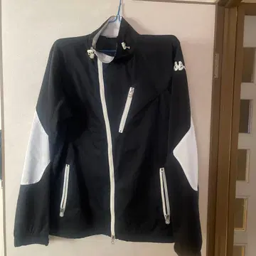 Kappa 나일론 자켓 L 사이즈 블랙/화이트