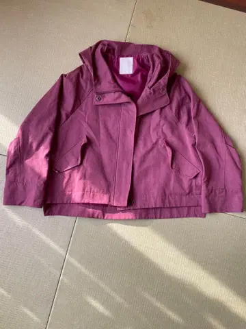 FREE'S MART 후드 부착 퍼플 자켓