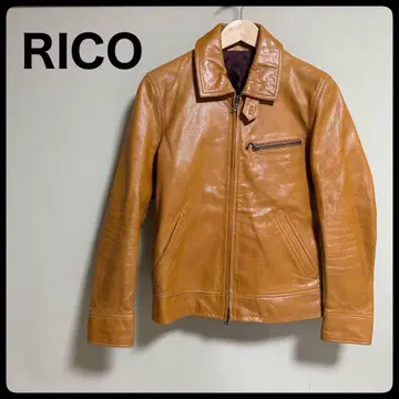 라이더 자켓 남성용 리코 RICO 카멜 머스타드 브라운