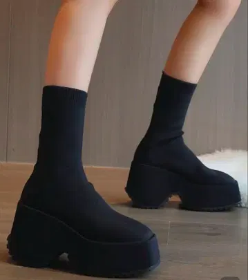 스웨이드 숏부츠 23cm