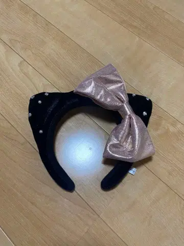 고양이 귀 머리띠 리본 포함