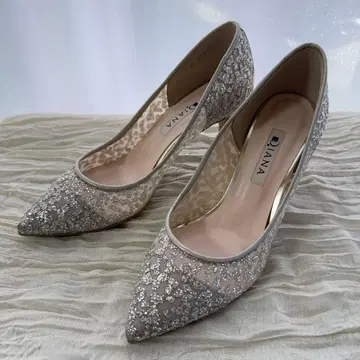 [ 다이애나 ] 글리터 튤 펌프스 23cm