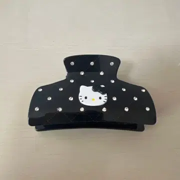 LOWRYS FARM HELLO KITTY 퀼팅 반다나 블랙 키티