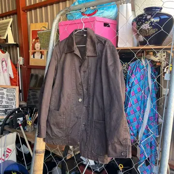 브라운 커버올 자켓