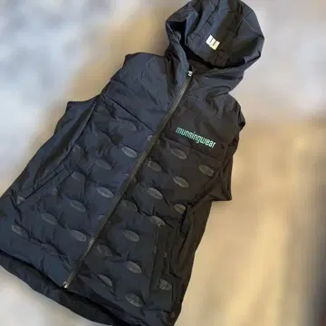 [ 새상품급 ] munsingwear 다운 베스트 M 사이즈 블랙
