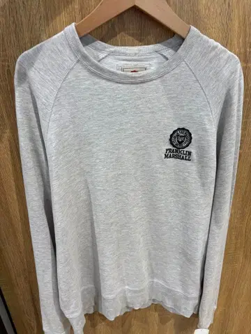 FRANKLIN MARSHALL 그레이 롱T셔츠 XS