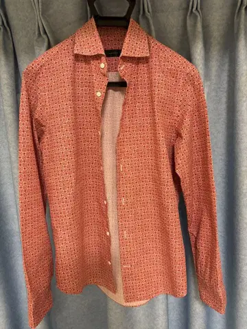 ARTISAN 꽃무늬 긴팔 셔츠 오렌지 계열