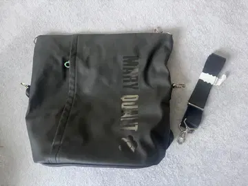 MARY QUANT 블랙 숄더백! 백팩으로도!