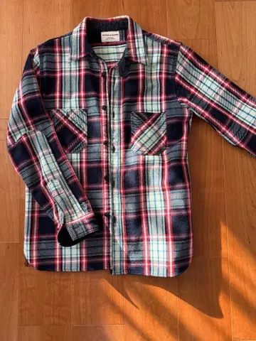 SAMURAI JEANS 체크 무늬 플란넬 셔츠