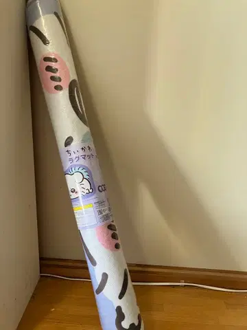 치이카와 (먼작귀) 러그 매트 (모몽가) 약 100cm