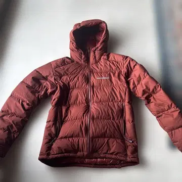 montbell 800 다운 자켓 후드 부착 빨간색
