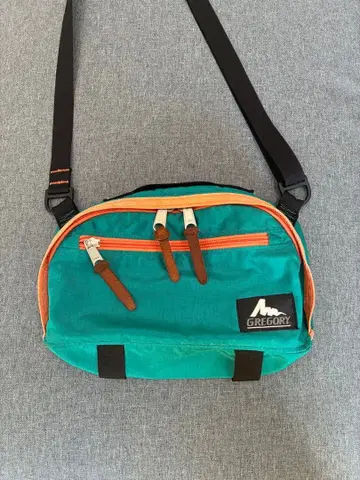 GREGORY 트랜스퍼 숄더백 S 터콰이즈/오렌지