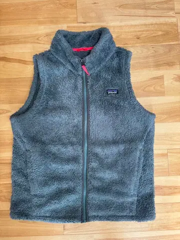 [키즈XXL] Patagonia 플리스 집업 베스트 그레이