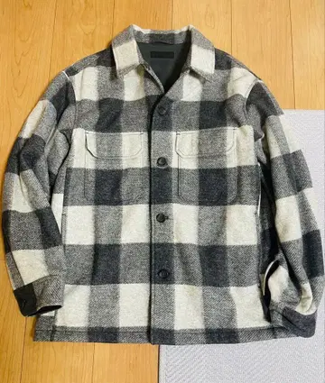 유니클로 체크 자켓 CPO