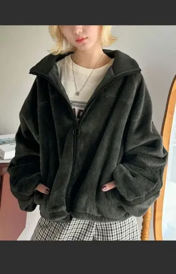 CLASSICAL ELF 플리스 자켓 다크 그레이