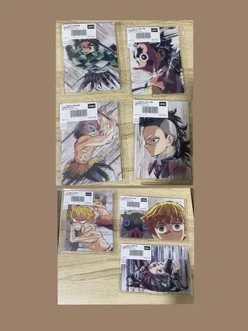 귀멸의 칼날 막간화 복권 아크릴 스탠드 탄지로 이노스케 젠이츠 겐야