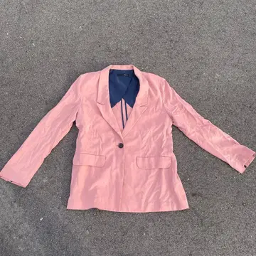 MOUSSY 핑크 테일러드 자켓