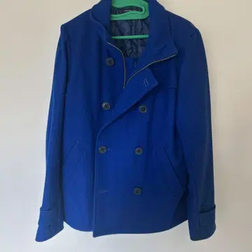 남성용 어반 리서치 피 코트 자켓 블루 M 사이즈 38호