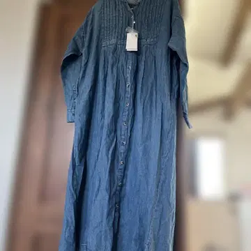 데님 롱 원피스