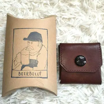 미사용 새상품 BEERBELLY 비어벨리 HOP 코인 케이스 초코