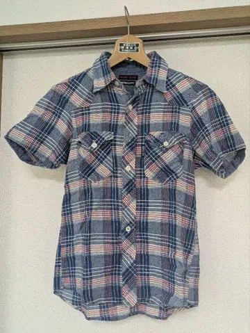 블루블루 체크 셔츠 size 1