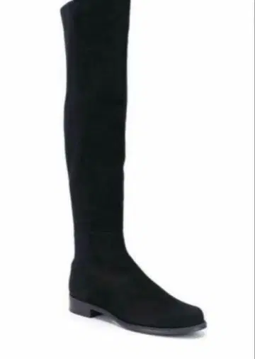 STUART WEITZMAN 블랙 스웨이드 니하이 부츠 5.5