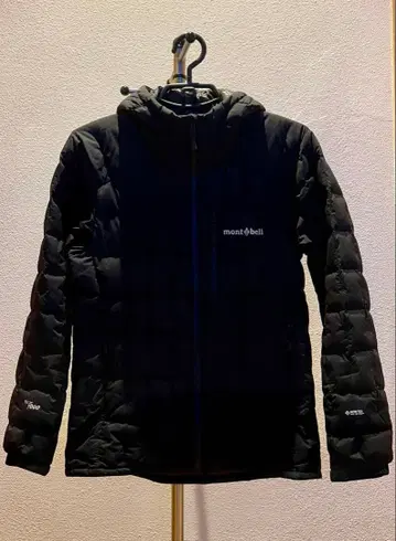 몽벨 이그니스 다운 후드티 고어텍스 남성용 블랙 S 사이즈