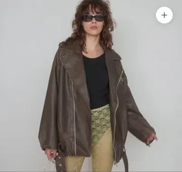 빈티지 워시 ECO 레더 퀼팅 라이더스