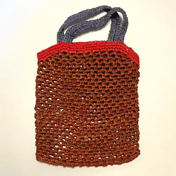 [ 미사용 새상품 ] 마다가스카르 라피아백 미니 토트