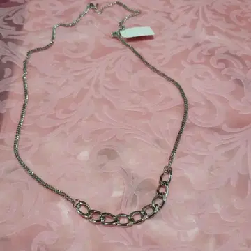 실버 체인 목걸이 조정 가능