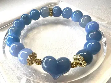 블루 마노 엔젤라이트 팔찌