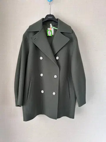 새상품급 에부르 [ ebure ] 럭스 멜톤 하프 P코트 인기 디자인